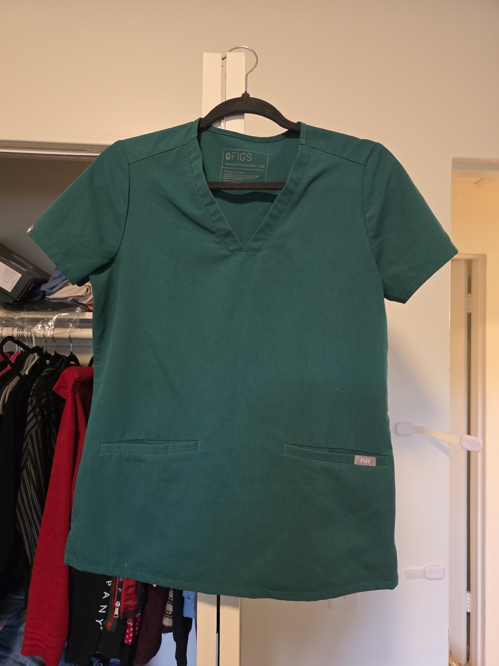 FIGS Teal Medical Scrub Top